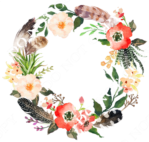 Wreathes - Not Today Satan Floral (500x477)