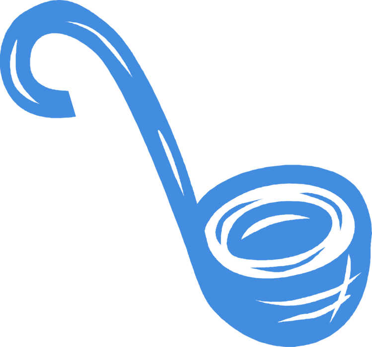 Vector Illustration Of Kitchen Kitchenware Soup Ladle - Vector Illustration Of Kitchen Kitchenware Soup Ladle (749x700)