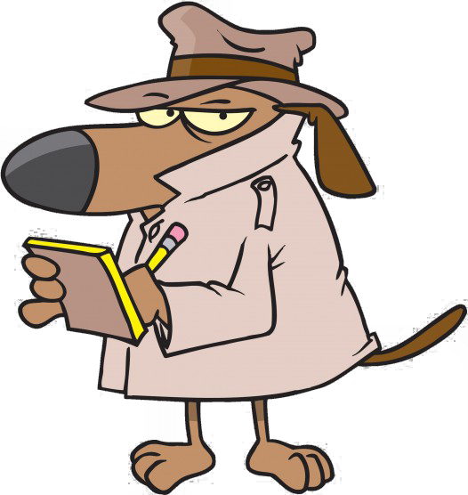 De Doorlichting Is Dit Schooljaar Eens Komen Hoe We - Detective Clip Art (526x556)