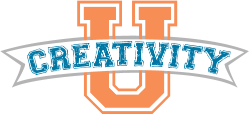 A Creative University From Positively Splendid - U-var Blue2 Ornament (round) (500x250)