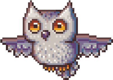 Crafty - Cartoon Owl Gif (500x500)