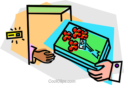 Entrega De Flores Livre De Direitos Vetores Clip Art - Father (480x329)