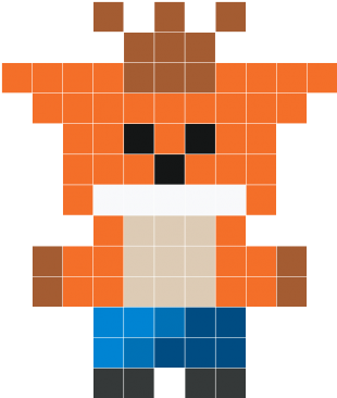 Mr Crash - Stickers Muraux - Stickaz - Cross Stitch - Fair Isle Star Pattern (365x365)