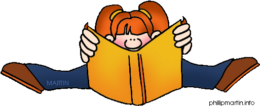 Reading Fluency Clipart - Phillip Martin Clipart Reading (533x242)