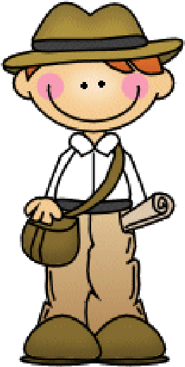 Social Studies - Safari Guide Clipart (300x543)