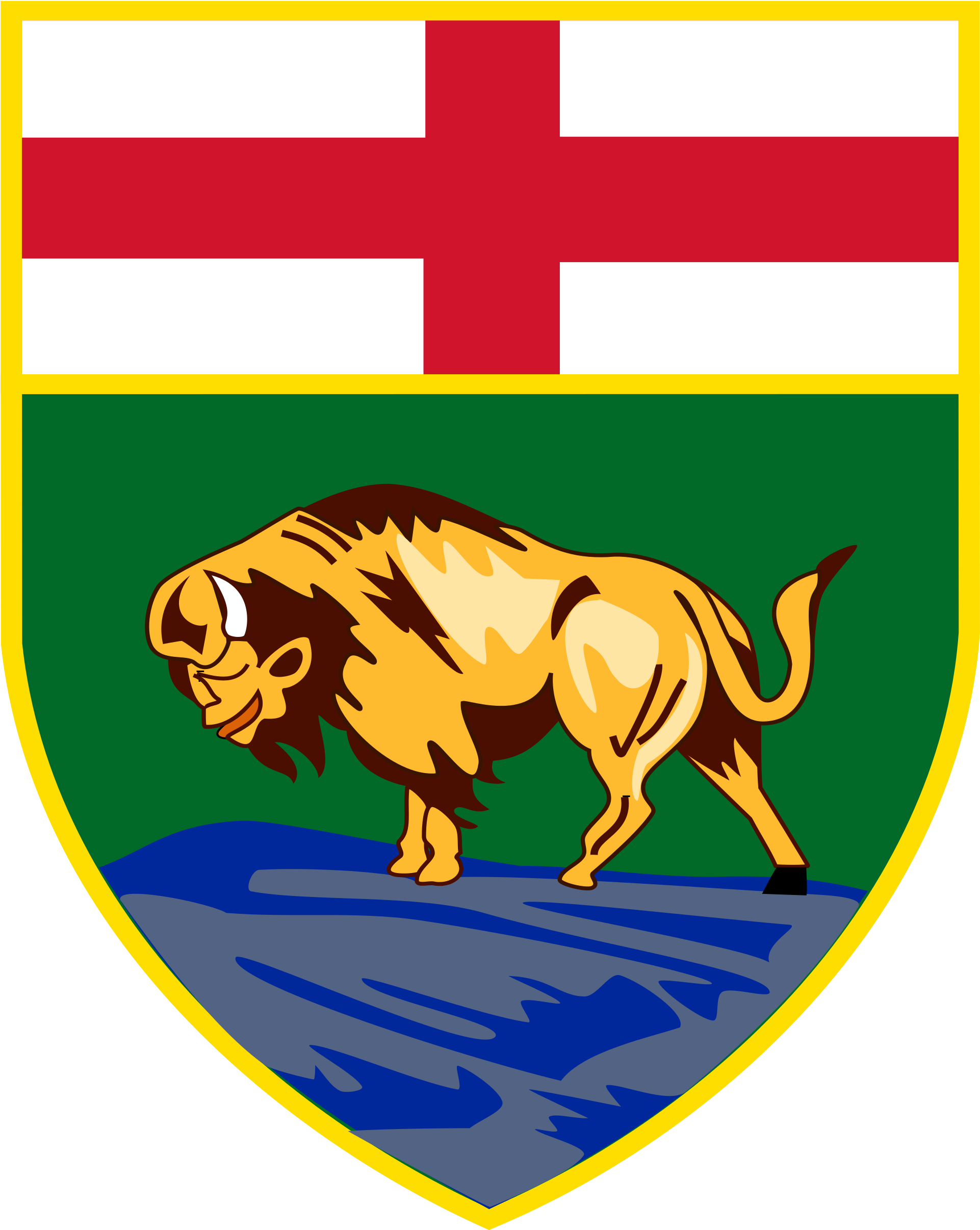 Collection Of Precedent Cliparts - Manitoba Flag Icon (2000x2476)