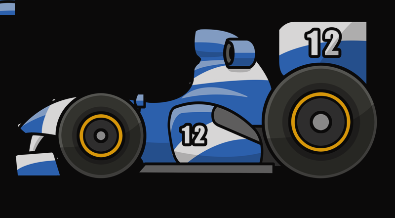 Race Car Baby Announcement (800x441)