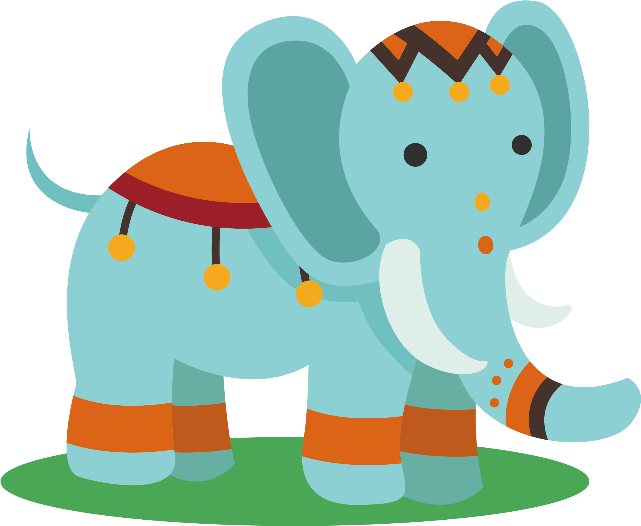 Elephant Euclidean Vector Clip Art - Vector Graphics (2227x1892)