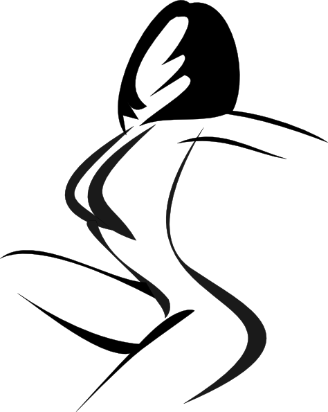 Sexy Woman Silhouette Png (474x595)