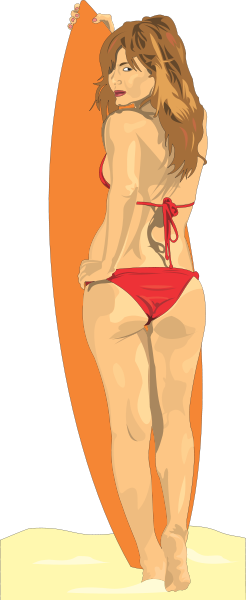 Sexy Surfer Png Images 246 X - Svg Sexy (246x600)
