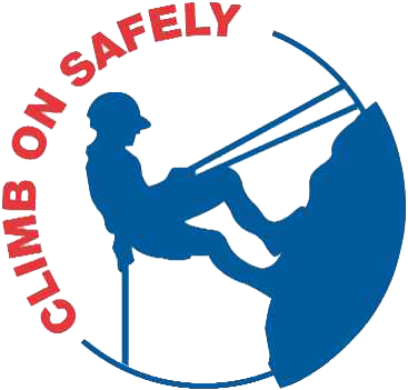 On Safely Logo - Climb On Safely Bsa (385x378)