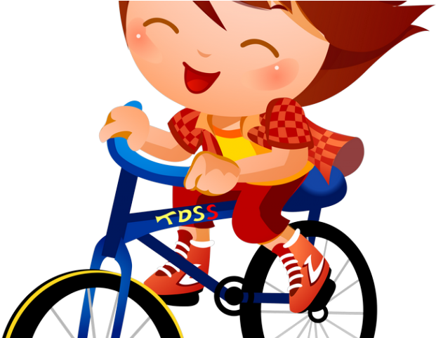 Cycling Clipart Transparent - Enfant Vélo Clipart (640x480)