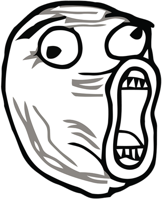 Rage Comic Stickers For Imessage Messages Sticker-8 - Lol Meme Face Png (408x408)