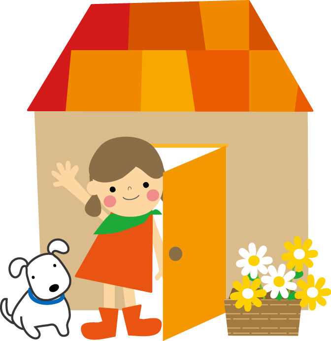 Casas, Palácios E Etc - 友達 の 家 イラスト (672x693)