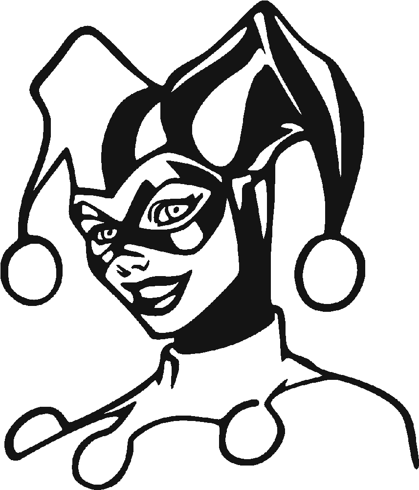 Stickers News - Harley Quinn New Head (1000x1000)