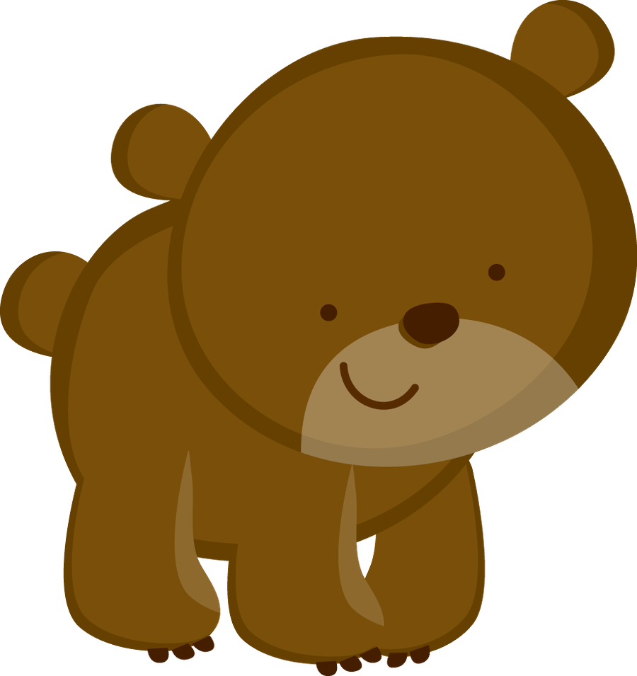 Say Hello - Woodland Bear Free Clipart (900x955)