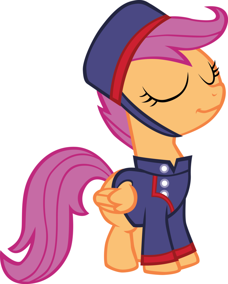 Junior Mail Carrier Scootaloo By Sircinnamon - Art (801x997)