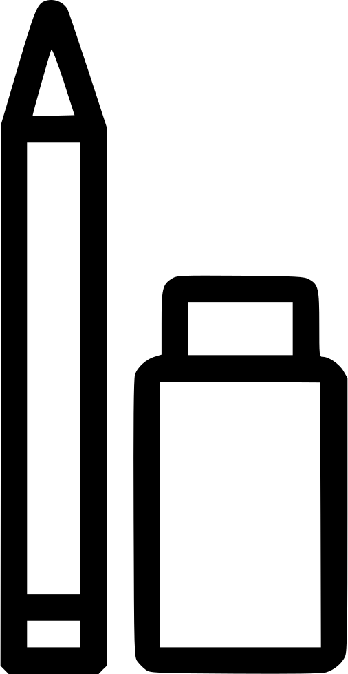 Pen Pencile Tool Eraser Erase Sketch Tool Drawing Comments - Sketch (506x980)