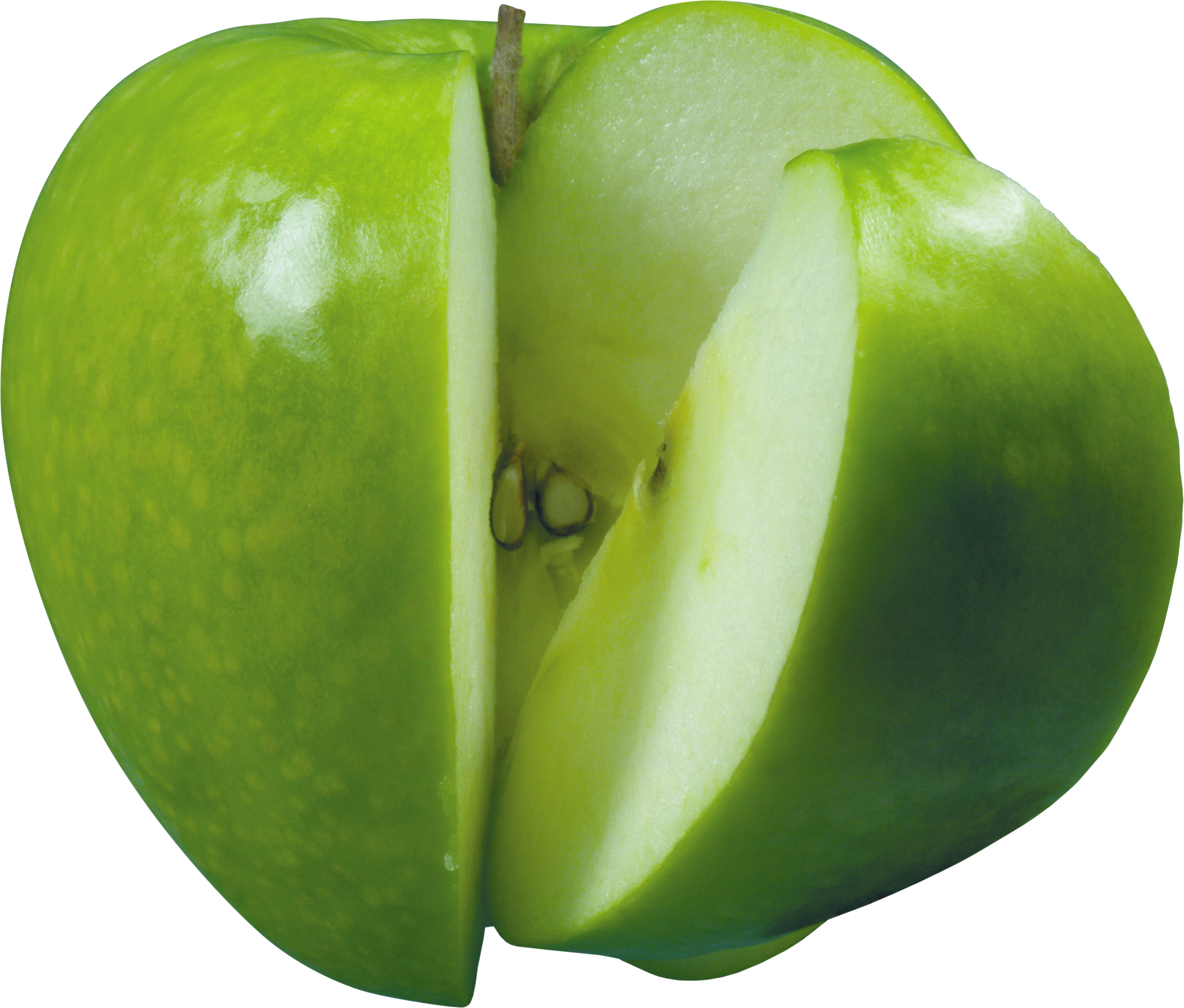 Green Apple Clipart - 青 苹果 (3165x2694)