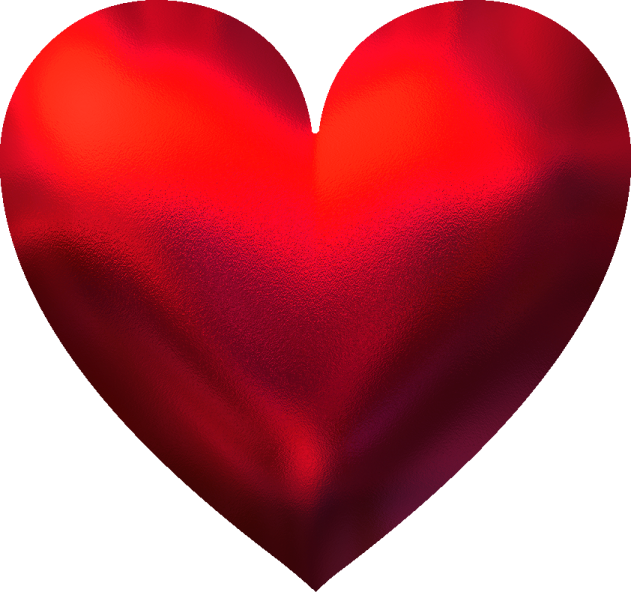 Happy Heart - Coeur Rouge Png (631x592)