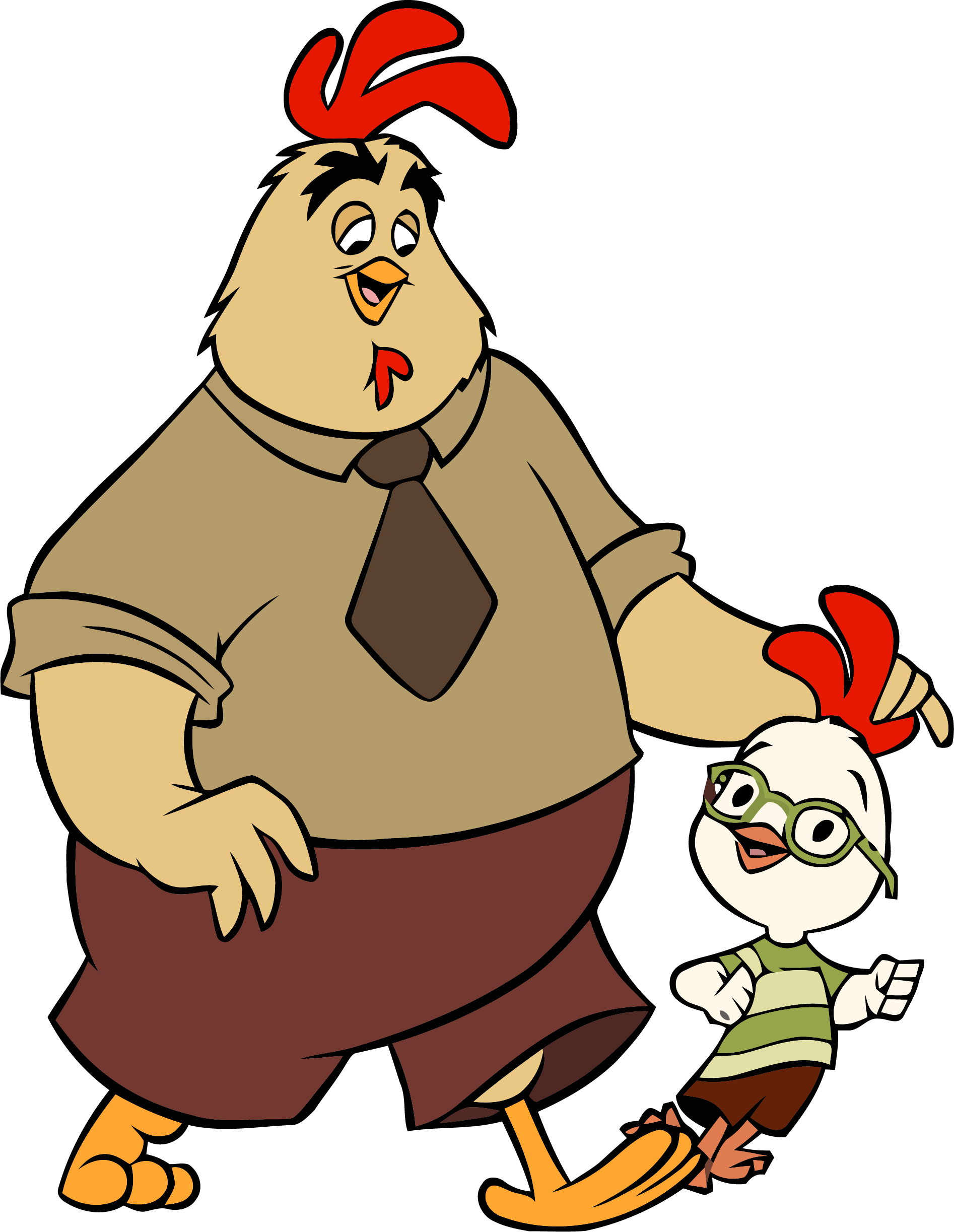Chicken Little And Father Clipart Png - Chicken Little (1894x2446)