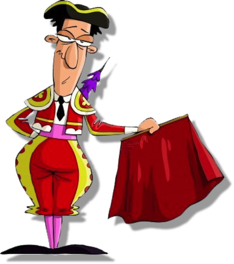 Clip Art Picture Of A Stereotypical Scientist Holding - Stereotypical Spanish (766x864)