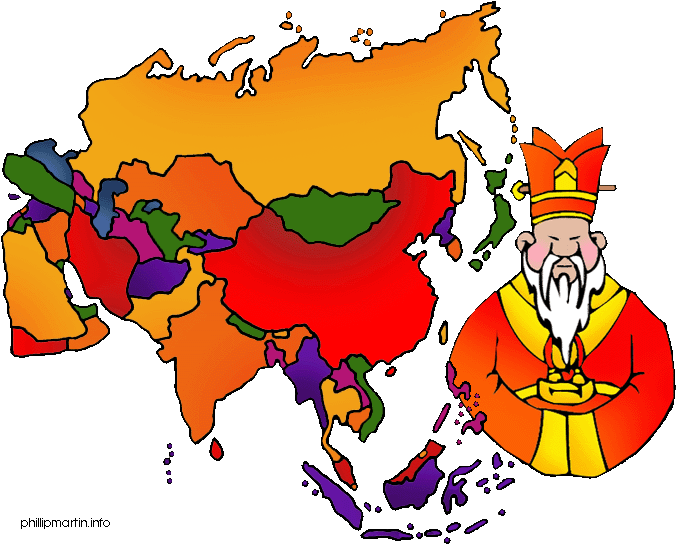 Europe Clipart Asia Continent - Asia Continent Clip Art (692x576)