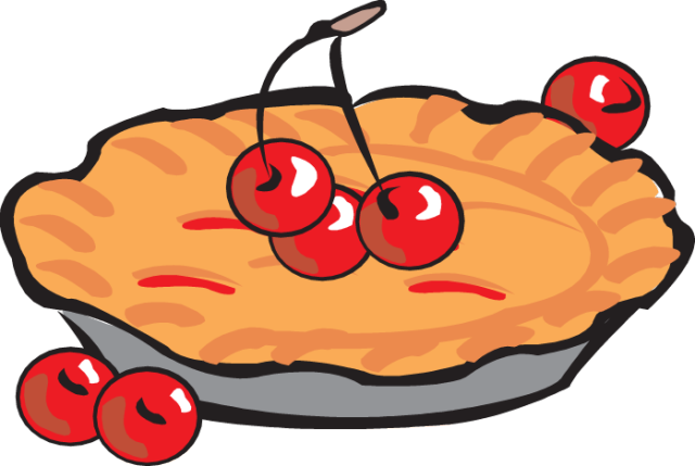 Apple Pie Slice Clipart - Dessert Clip Art (640x429)