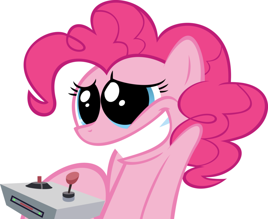 Pinkie Pie Playing Games (900x736)