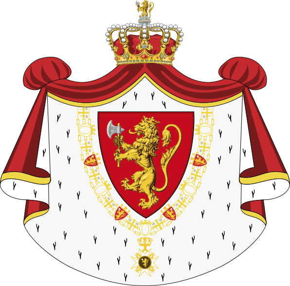 Norway - Norway Coat Of Arms Unisex T-shirt (596x588)