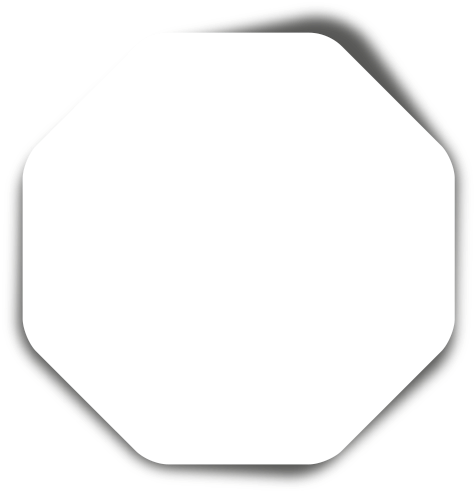 Cicioni Ottagono Bianco Contenitore Testi - Education (484x506)
