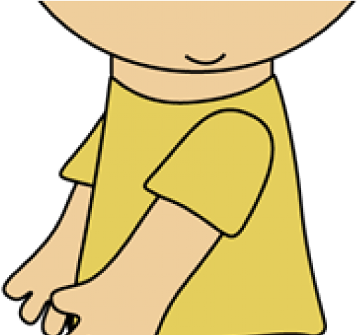 Little Boy Clipart - Molde De Pollera Plato (640x480)