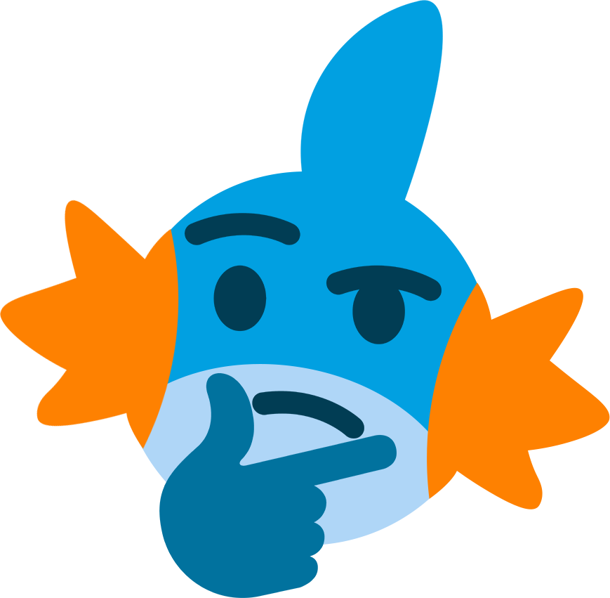 A Collection Of Discord-friendly Thinks And Thonks - Mudkip Thinking (869x851)