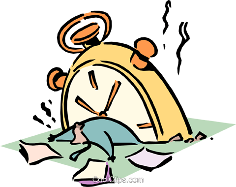 Illustration Clipart Time Management - Time Management (480x380)