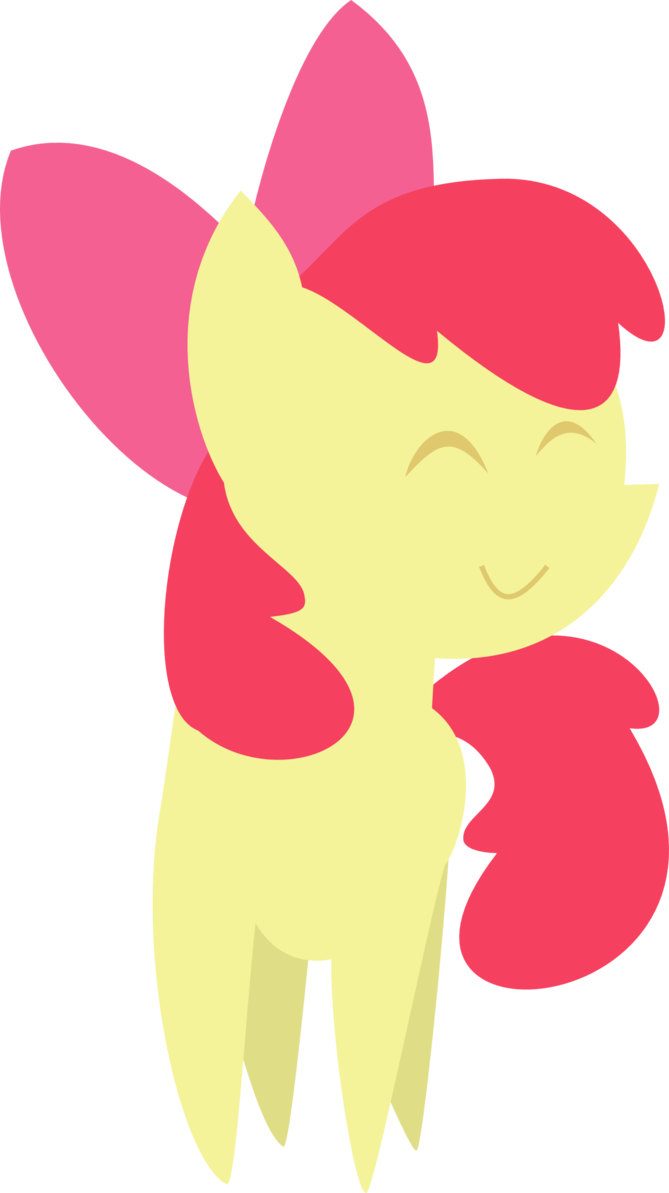 Bbbff Apple Bloom By Secret Asian Man - Mlp Chibi Apple Bloom (669x1193)