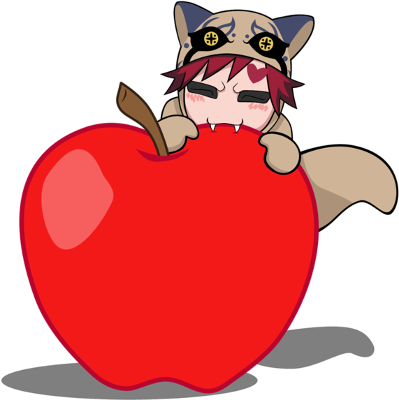 Get Off That Apple By Sandy Apples - Cartoon (600x600)