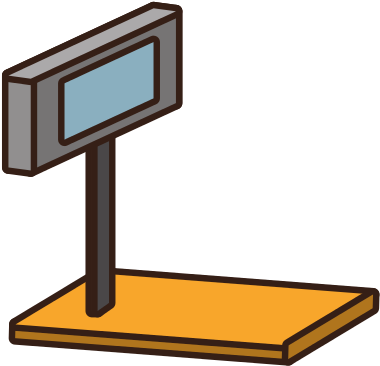 Scale Weight Icon - Flat Panel Display (550x550)