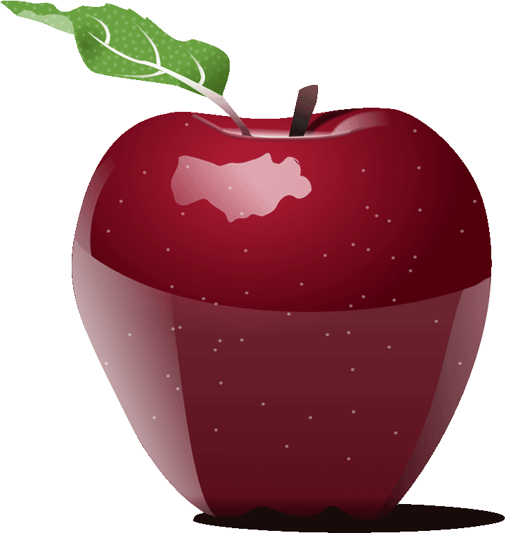 Drawn Apple Epal - Animasi Bergerak Buah Apel (1280x800)