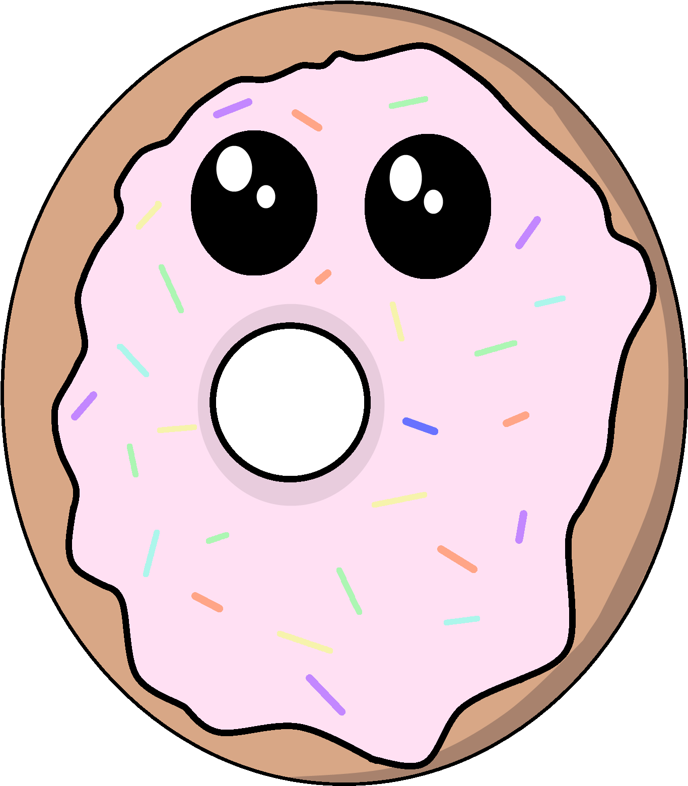 Doughnut Clipart Animated - Donut Gif (1700x2338)