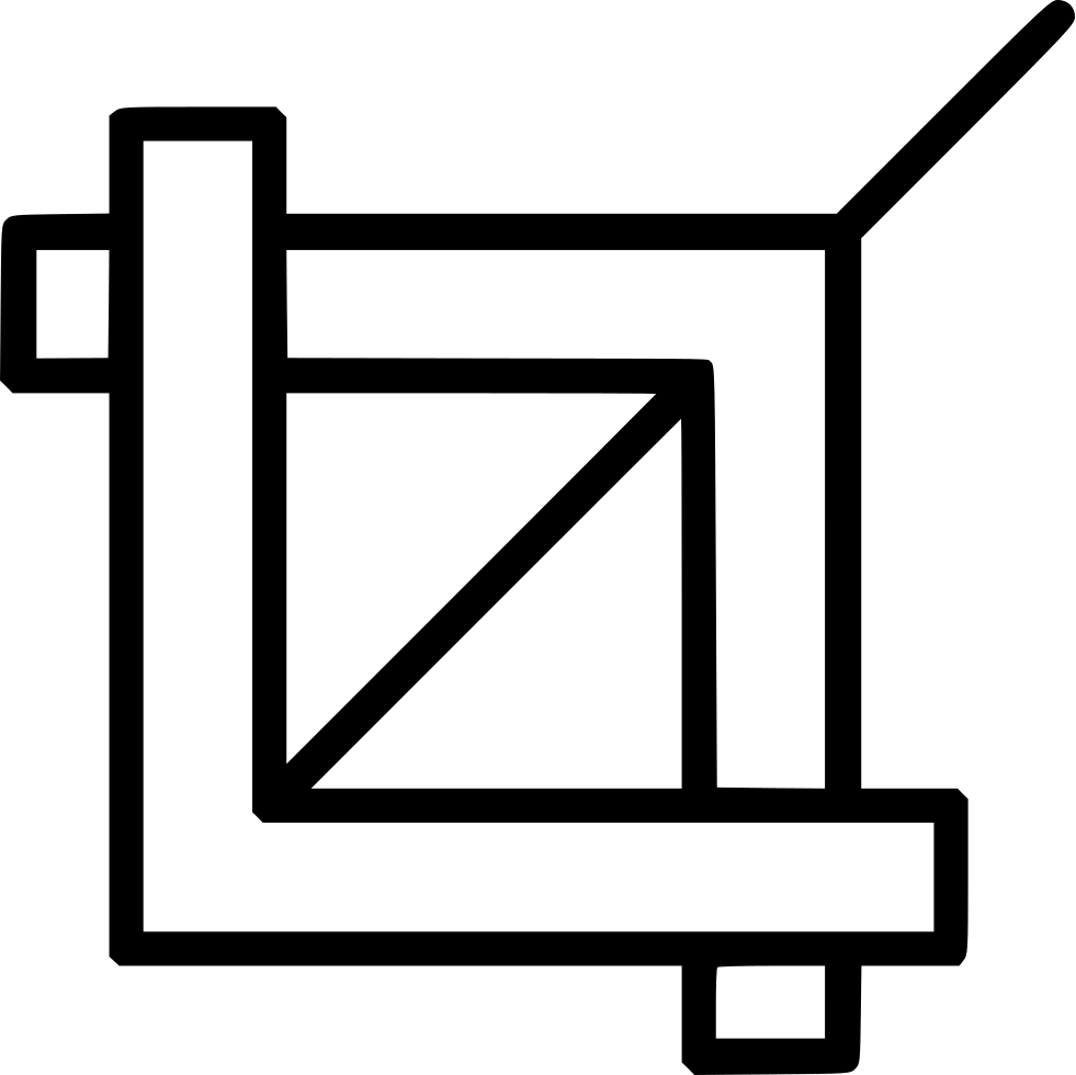 Crop Tool Comments - Icon (981x980)