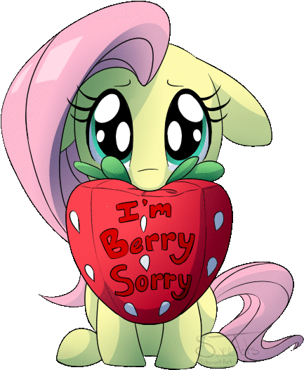 Sweettots, Berry, Cute, Diabetes, Eye Shimmer, Floppy - Fluttershy (600x600)