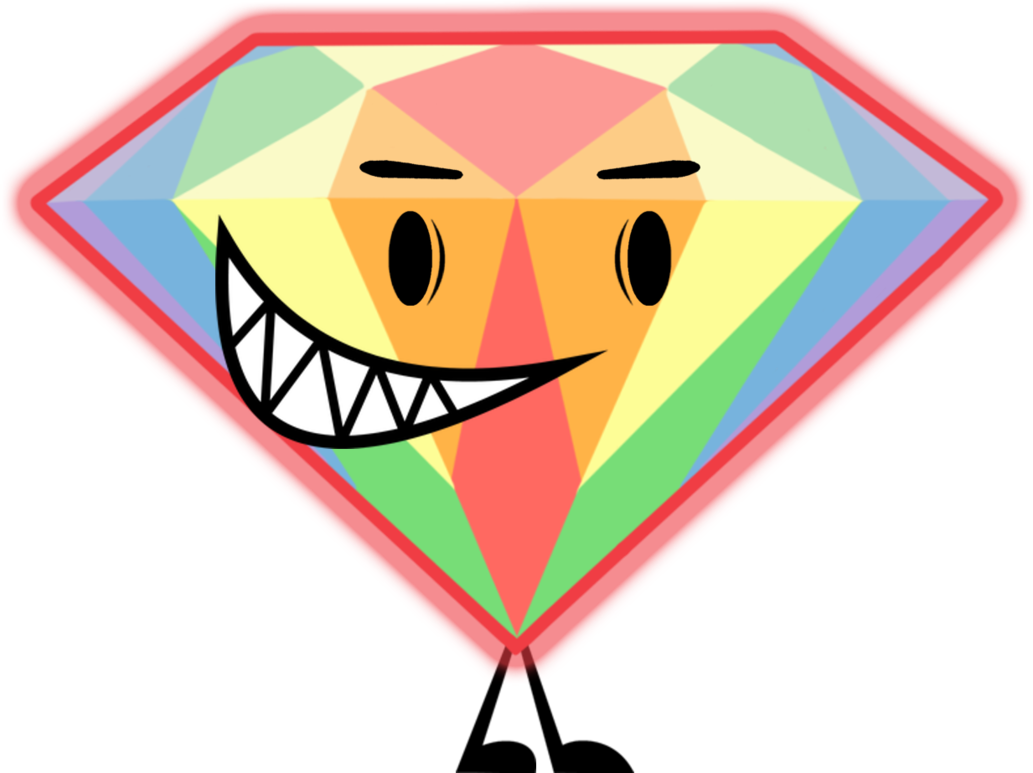 Neon Diamond By Aarenanimations - Neon Diamond By Aarenanimations (1033x773)