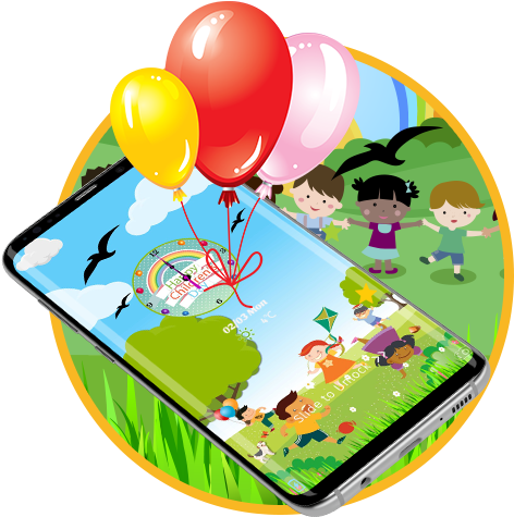 Happy Children Day Park Theme - Balloon (512x512)
