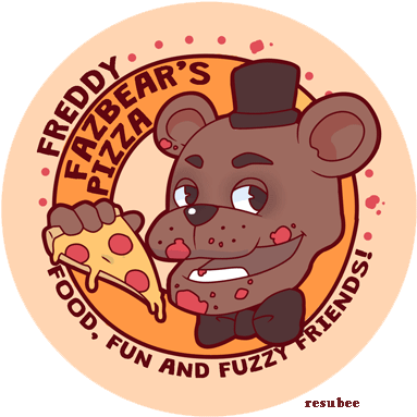 Download - Freddy Fazbear Pizza Logo (500x406)