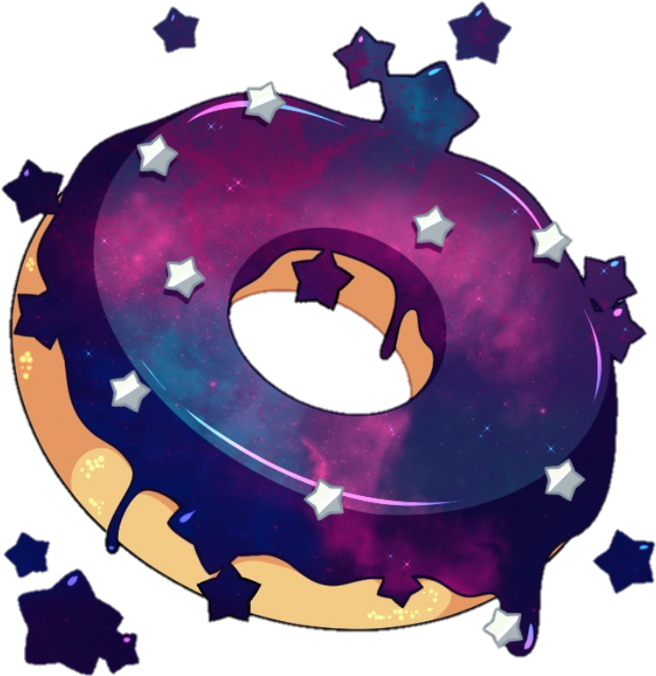 Galaxy Doughnut By Rosemoji - Author (803x803)