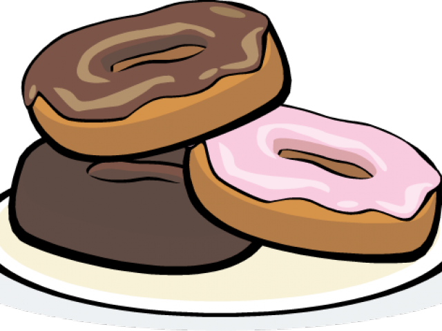 Doughnut Clipart Food Platter - Clipart Donuts (640x480)