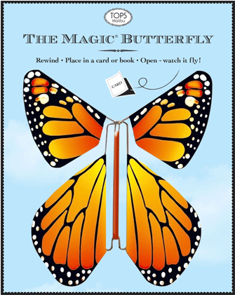 Flying Magic Butterfly - Magic Flying Butterfly Card (480x480)