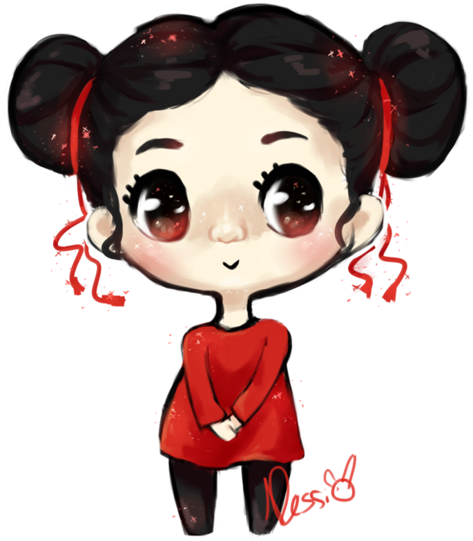 Kawaii Chibi Pucca By Dessineka - Pucca En Anime Chibi Kawaii (894x894)