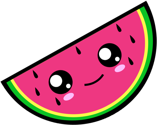 Kawaii Watermelon - Cute Melon (882x700)