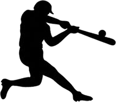 How Kansas City Became Cool - Baseball Player Silhouette Png (395x350)